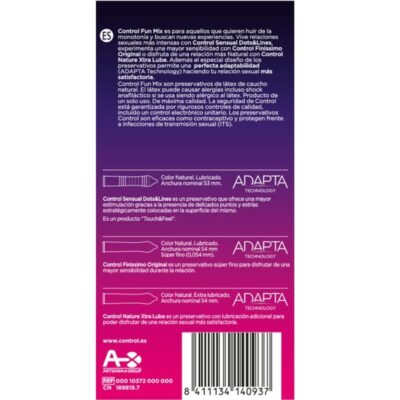 Alternative view of CONTROL FEEL FUN MIX  6 UDS