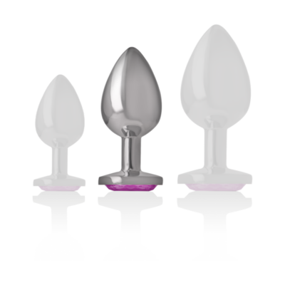 Intense - metal alumínio anal plug coração rosa tamanho m intense anal toys caliente. Pt