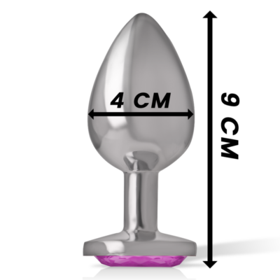 Intense - metal alumínio anal plug coração rosa tamanho l intense anal toys caliente. Pt