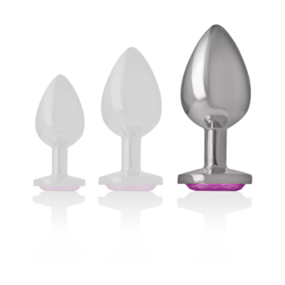 Intense - metal alumínio anal plug coração rosa tamanho l intense anal toys caliente. Pt