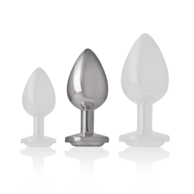 Intense - metal alumínio plug anal coração branco tamanho m intense anal toys caliente. Pt
