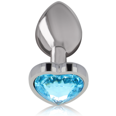 Alternative view of INTENSE - PLUG ANAL METAL ALUMÍNIO CORAÇÃO N AZUL TAMANHO S