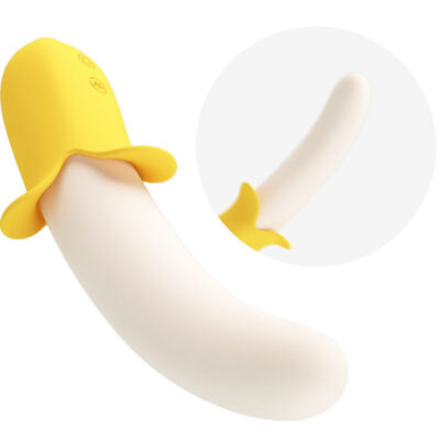Bonito amor - banana geek super power 7 configurações de vibração para cima e para baixo silicone preto - image 6
