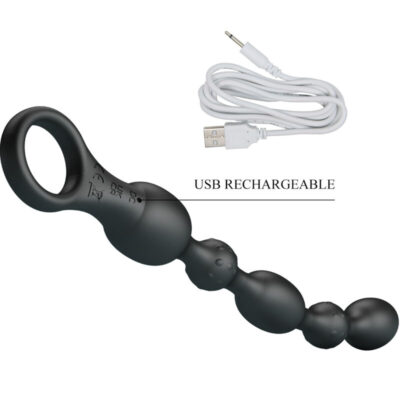 Bonito amor - van anal beads 10 vibrações silicone recarregável baile anal caliente. Pt