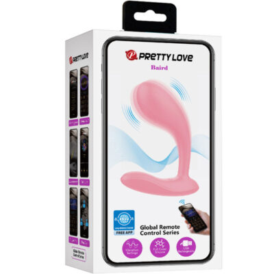 Baird g-spot 12 configurações de vibração aplicativo rosa recarregável pretty love flirtation caliente. Pt