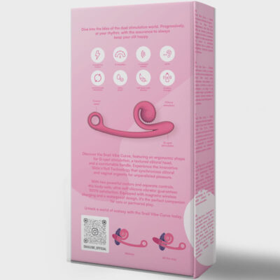 Vibrador curva caracol vibe rosa snail vibe caliente. Pt