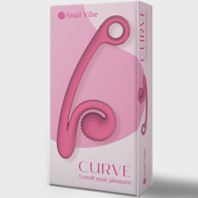 Vibrador curva caracol vibe rosa snail vibe caliente. Pt