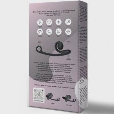 Vibrador curva snail vibe preto - image 5