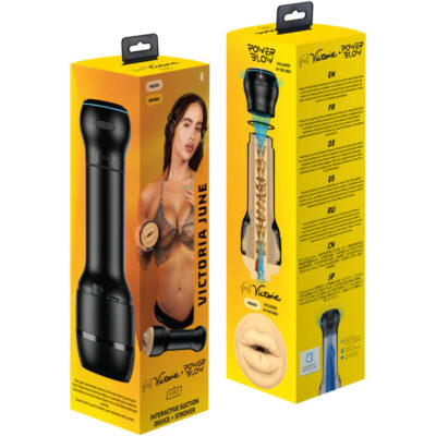 KIIROO - POWERBLOW & FEEL VICTORIA JUNE BOCA COMBO SET 15 Kiiroo - conjunto combo de boca powerblow & feel victoria june kiiroo caliente. Pt