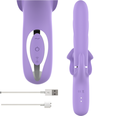 Intenso - billie multifunção vibrador recarregável sucção e pulsação roxo - image 5