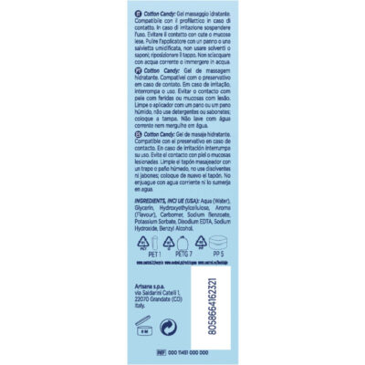 Alternative view of gel de massagem control algodão doce 3 em 1 200 ml