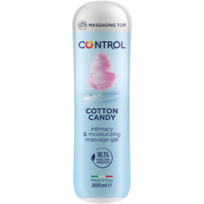 Gel de massagem control algodão doce 3 em 1 200 ml control lubes caliente. Pt