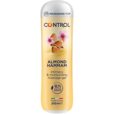 Control almond hammam gel de massagem 3 em 1 200 ml control lubes caliente. Pt