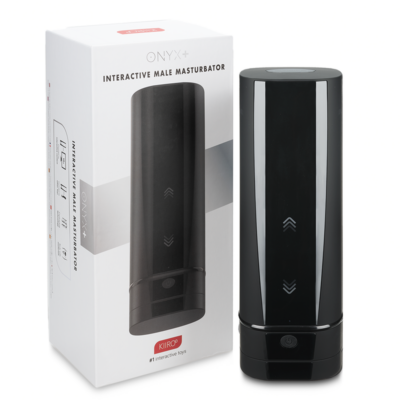 Kiiroo onyx + teledildonic masturbator com skin texture kiiroo caliente. Pt