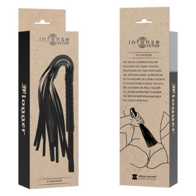 Fetiche intenso - flogger de couro vegano intense fetish caliente. Pt