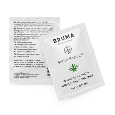 Alternative view of BRUMA™ - SATIVA SEED OIL SLIDING GEL AQUECEDOR SABOR CANNABIS 6 ML