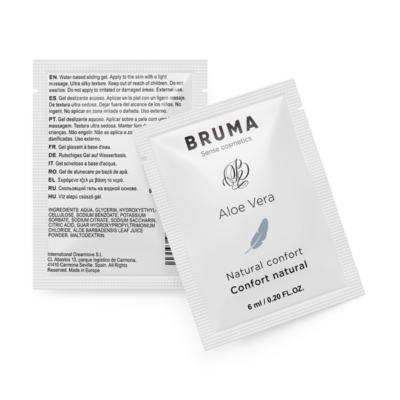 BRUMA™ - GEL DESLIZANTE DE ALOE VERA NATURAL CONFORT 6 ML 12 Embalagem disponível em: /es/en/fr/de/pt/it/ro/el/ru/hu/ bruma caliente. Pt