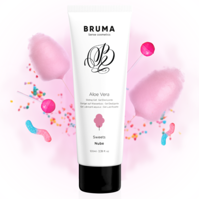 BRUMA™ - GEL DESLIZANTE DE ALOE VERA SABOR DOCES 100 ML