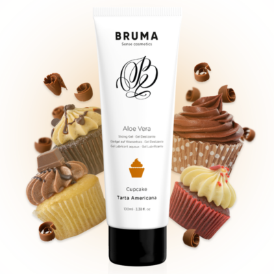 BRUMA™ - GEL DESLIZANTE DE ALOE VERA SABOR CUPCAKE 100 ML