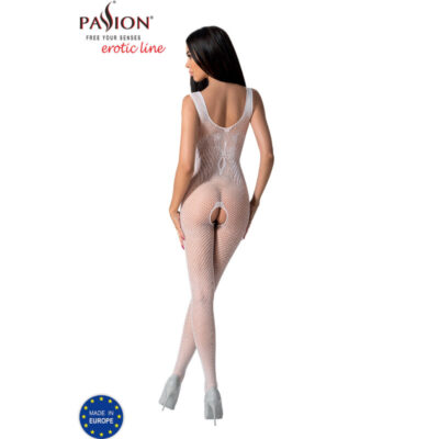 Paixão - bs098 bodystocking branco tamanho único passion woman bodystockings caliente. Pt