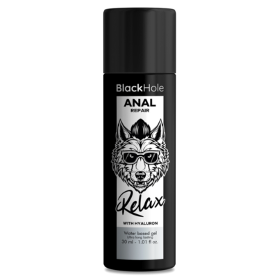 BLACK HOLE™ - REPARO ANAL RELAX À BASE DE ÁGUA COM HIALURON 30 ML