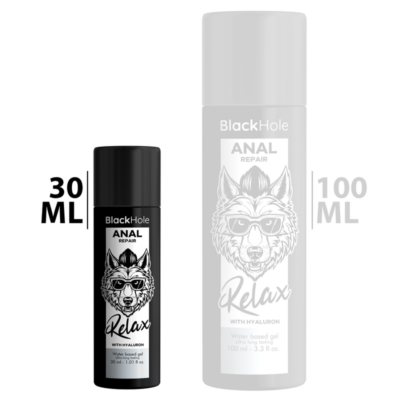 Alternative view of BLACK HOLE™ - REPARO ANAL RELAX À BASE DE ÁGUA COM HIALURON 30 ML