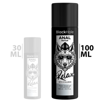 Alternative view of BLACK HOLE™ - REPARO ANAL RELAX À BASE DE ÁGUA COM HYALURON 100 ML