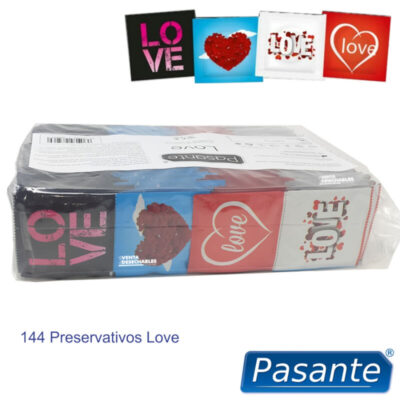 Pasante - saco de amor de preservativos 144 unidades pasante caliente. Pt