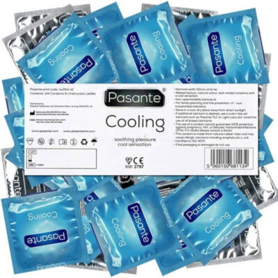 Pasante - saco efeito refrigerante de preservativos 144 unidades pasante caliente. Pt