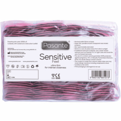Pasante - saco sensível a preservativos 144 unidades pasante caliente. Pt