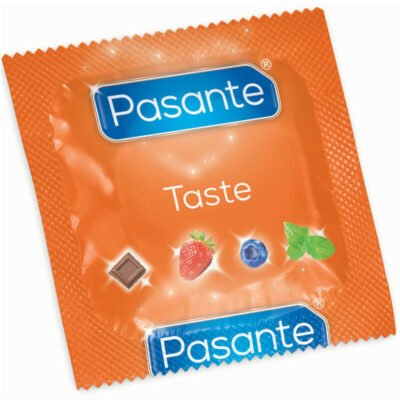 Alternative view of PASANTE - SACO DE PRESERVATIVO SABOR MORANGO 144 UNIDADES