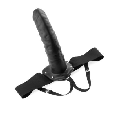 FETISH FANTASY 19 CM HOLLOW STRAP-ON BLACK 7 Fetish fantasy 19 cm hollow strap-on black fetish fantasy series caliente. Pt