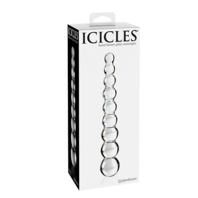 Sincelos número 2 massager de vidro soprado icicles caliente. Pt