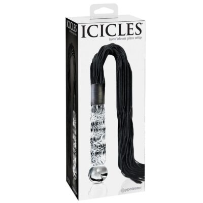 Sincelos número 38 massageador de vidro queimado à mão icicles caliente. Pt