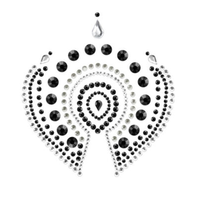 Bijoux indiscrets flamboyant preto&prata bijoux jewelry caliente. Pt