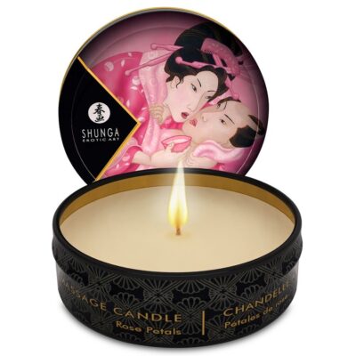 MINI CARÍCIA DE MASSAGEM À LUZ DE VELA VELA ROSA