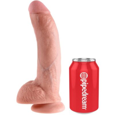Carne de galo king 9 "com esferas 22,9 cm king cock caliente. Pt