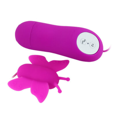 Alternative view of BAILE - ESTIMULADOR CLITORIS BUTTERFLY LOVE EGGS 12 VELOCIDADES LILAC CONTROLE REMOTO