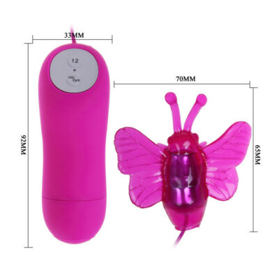 CUTE SECRET MARIPOSA ESTIMULADORA VIBRADOR 12V 12 Borboleta de vibração de 12 velocidade segredo bonito baile stimulating caliente. Pt