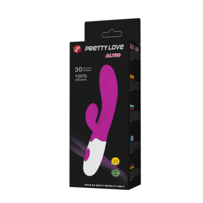 Pretty love flirtation - vibrador con estimulador clitoris alvis - image 9