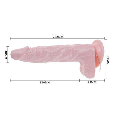 Ly - baile super rota dong realistic dildo 20. 5cm baile vibrators caliente. Pt