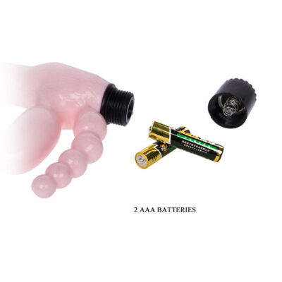 BAILE - ARNÊS SEM CORDA TPR COM VIBRAÇÃO E ESTIMULAÇÃO ANAL 25,4CM 16 Baile - arnês sem corda tpr com vibração e estimulação anal 25,4cm baile caliente. Pt