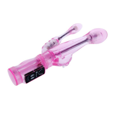 Vibrador flexible con estimulador anal - image 3