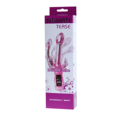 Vibrador flexible con estimulador anal - image 7