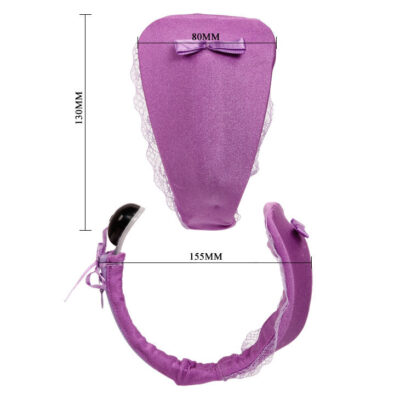 Thong com vibrator purple baile stimulating caliente. Pt
