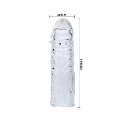 Sleeve purple realistic 13 cm baile for him caliente. Pt