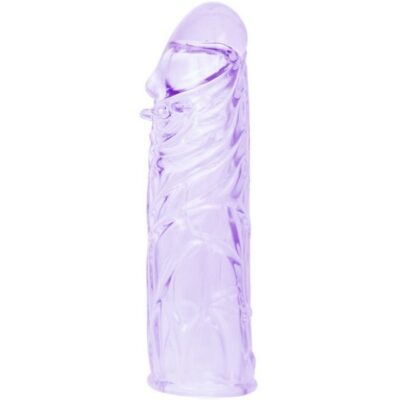 Sleeve purple realistic 13 cm baile for him caliente. Pt