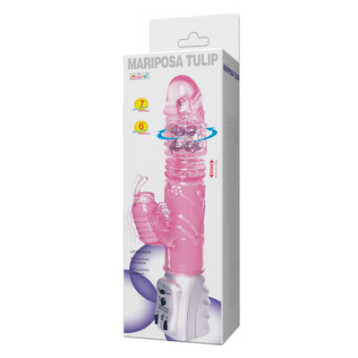 Vibrador de tulipa de dança de borboleta baile rotations caliente. Pt