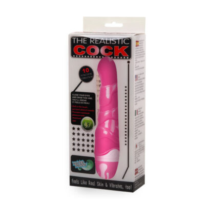 Baile, o realistic cock pink 21,8 cm baile vibrators caliente. Pt