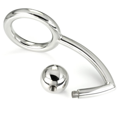Alternative view of METALHARD COCK RING INTRUDER COM ANALBEAD 45MM